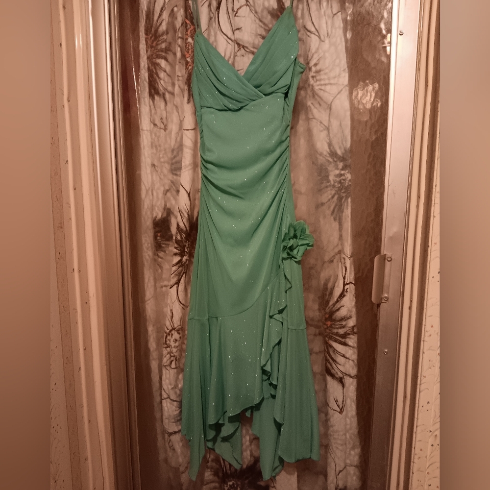 GREEN FORMAL GOWN
